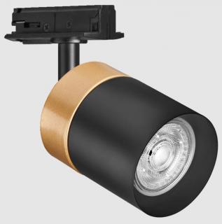 Reflektor TRACKLIGHT Spot Cylinder GOLD GU10 czarny LEDVANCE