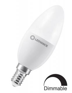 Żarówka LED CL B40 4,9W/827 E14 ściemnialna LEDVANCE