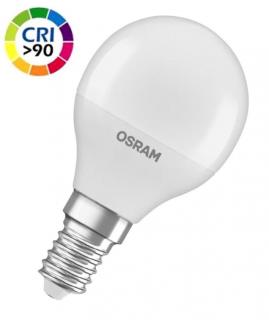 Żarówka LED CLASSIC P40 4,9W 2700K CRI90 E14 kulka OSRAM