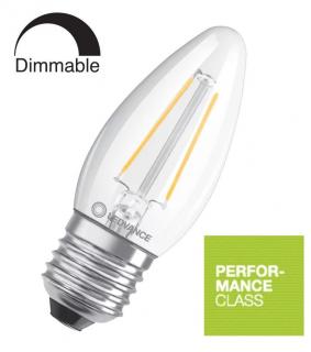 Żarówka  LED FILAMENT świecowa 4,8W 470lm 2700K 230V E27 DIM LEDVANCE