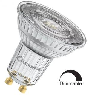 Żarówka LED PAR16 7W 3000K 36st. 575lm CRI90 szklana GU10 ściemnialna LEDVANCE