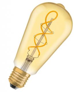 Żarówka LED VINTAGE EDISON 60 GOLD SPIRAL 4W/2000K 250lm E27 OSRAM