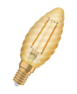 Żarówka  LED VINTAGE GOLD szyszka 1,5W 120lm 2400K 230V E14 OSRAM