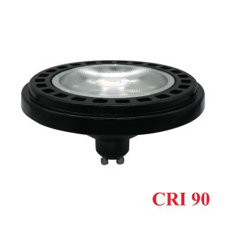 Żarówka LEDSPOT ES111 COB PERFECTCOLOR 15W 230V GU10 4000K 40st. czarna OXYLED