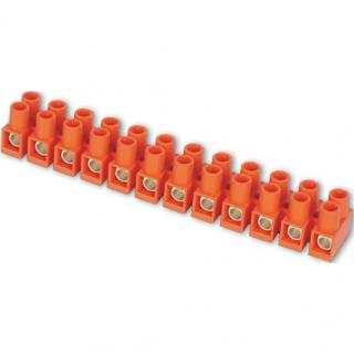 Złączka 12-torowa 2,5mm 3A pomarańczowa EcoLight