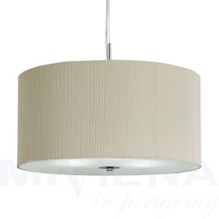 Drum Pleat lampa wisząca 60 kremowy