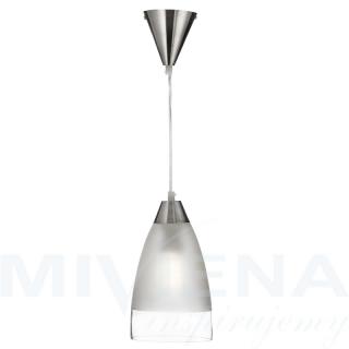 Pendants lampa wisząca 1 chrom szkło