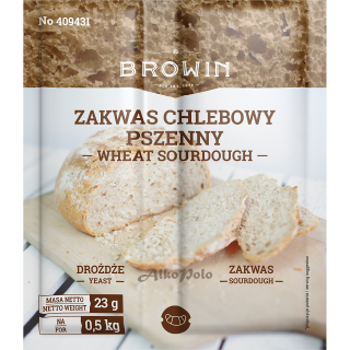 Zakwas chlebowy pszenny z drożdżami - 23g