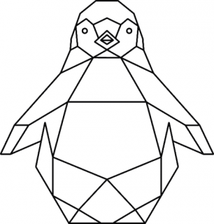 G006K Pingwin geometryczny