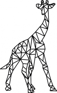 G014K Żyrafa geometryczny