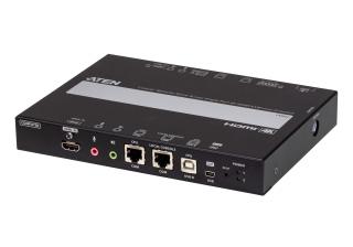 1-portowy przełącznik KVM over IP HDMI 4K z 1 współdzielonym lokalnym/zdalnym dostępem CN9850 CN9850-AT-G