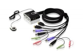 2-portowy przełącznik KVM USB HDMI/Audio CS692 CS692-AT