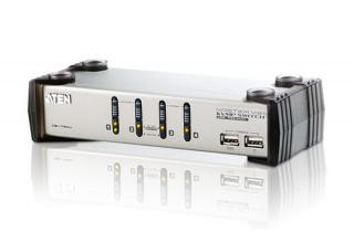 4-portowy przełącznik PS / 2-USB VGA / Audio KVMP CS1734A CS1734AC-AT