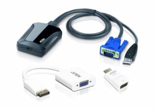 Adapter konsoli KVM USB do laptopa - zestaw IT CV211CP CV211CP-AT