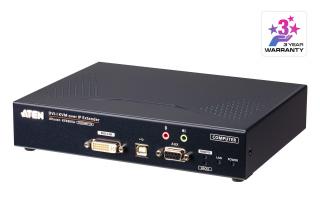 Jednomonitorowy nadajnik ekstendera KVM over IP DVI-I KE6900AT KE6900AT-AX-G