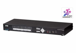 Przełącznik 4-portowy USB DVI Multi-View KVMPtrade; CM1164A CM1164A-AT-G