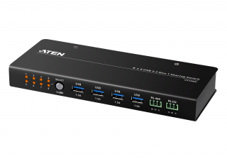 Przełącznik 8 x 4 współdzielący urządzenia peryferyjne USB 3.2 Gen1 US3384i US3384I-AT