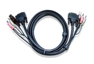 Przewód USB DVI-D Single Link KVM 2L-7D02U 2L-7D02U