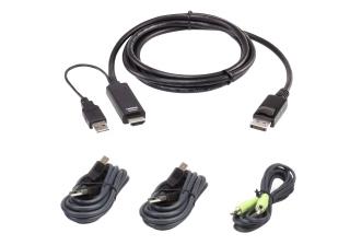 Uniwersalny zestaw kabli USB KVM Secure 1,8m 2L-7D02UHDPX4 2L-7D02UHDPX4