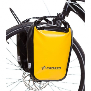 Sakwy rowerowe Crosso Dry Small 30l na przód / tył - Click system