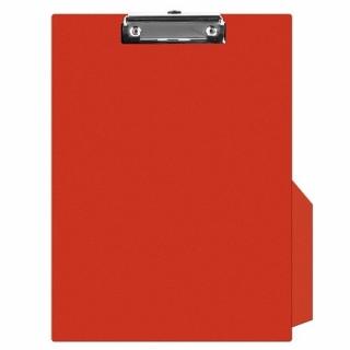 Clipboard PVC A4 z kieszonką czerwony