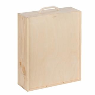 Drewniane pudełko na wino K-953