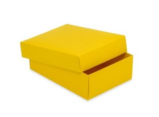 Pakiet - Pudełko ozdobne 140x100x47 Żółte S 10szt
