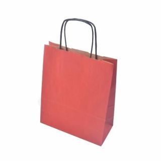 Pakiet - Torba papierowa na prezent 180x80x225 / CZERWONA 10 szt