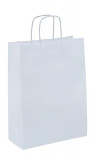 Pakiet - Torba papierowa na prezent 240x100x320 / BIAŁA 10szt