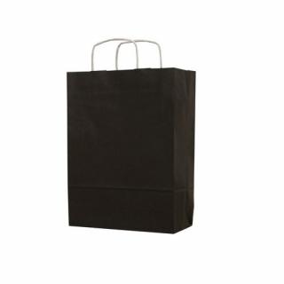 Pakiet - Torba papierowa na prezent 240x100x320 / CZARNA 10 szt