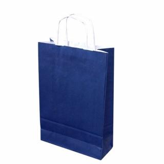 Pakiet - Torba papierowa na prezent 240x100x320 / GRANATOWA 10 szt
