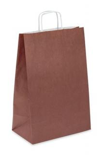 Pakiet - Torba prezentowa 240x100x360 / Czekoladowa 10 szt
