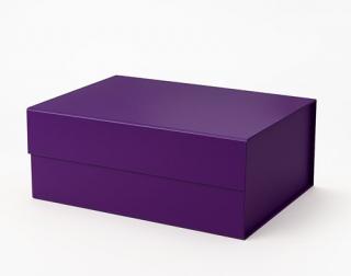 Pudełko Magnetyczne Ciemny Fiolet 235x170x100mm (zew.) A5
