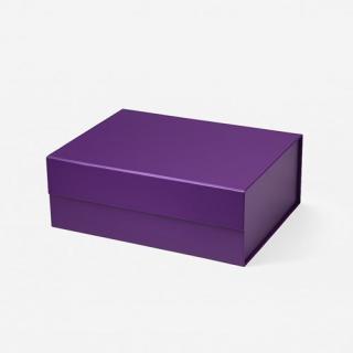 Pudełko Magnetyczne Ciemny Fiolet 330x255x115mm (zew) A4