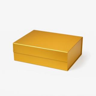 Pudełko Magnetyczne Perłowy Żółty 330x255x115mm (zew) A4
