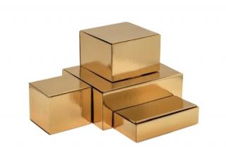 Pudełko wykrojnikowe 192x93x45 F426 Złoty