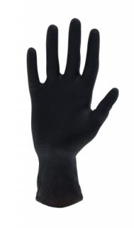 Rękawice Nitrylowe Czarne „S”  8% Vat