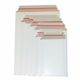 Sztywne koperty kartonowe 262x371mm / Biała / B4+