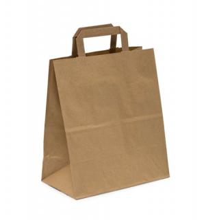 Torba 260x140x290 / BRĄZOWA uchwyt płaski - Pakiet 10szt
