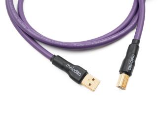 Melodika MDUAB40 Purple przewód USB 2.0 A-B 4m