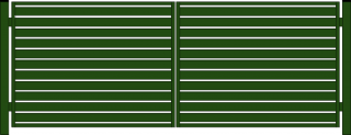 Brama PRO typ WALL 100 - malowana proszkowo - 5,00 m