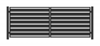 Brama PRO typ WALL 140 - malowana proszkowo - 3,00 m