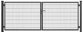 Brama SX 656 PRO - 4,00 x 1,50 m - antracyt , czarna , zielona , ocynkowana