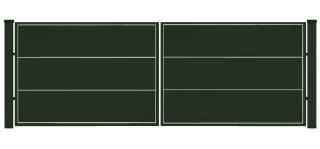 Brama typ WALL SOLID - 5,00 x 1,50 m