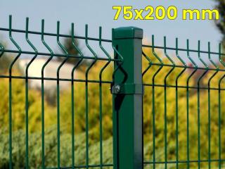 Panele ogrodzeniowe  250cm/103cm/4mm - 75x200mm - antracyt , brązowe , czarne , szare , zielone