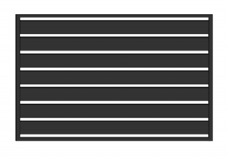 Przęsło WALL 200 - 2,00 m  x 1,25 m antracyt , brązowe , czarne , szare , zielone