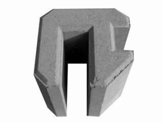 Pustak betonowy - Narożny 20 cm