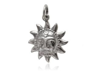 Elegancki srebrny wisior wisiorek słońce słoneczko srebro 925