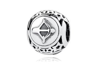 Rodowany srebrny charms do pandora znak zodiaku strzelec srebro 925