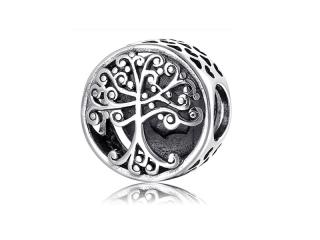 Rodowany srebrny charms pandora drzewo życia tree of life srebro 925
